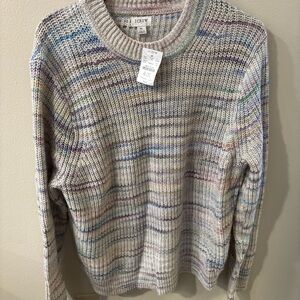 J. Crew women’s Sweater in Multicolor Knit